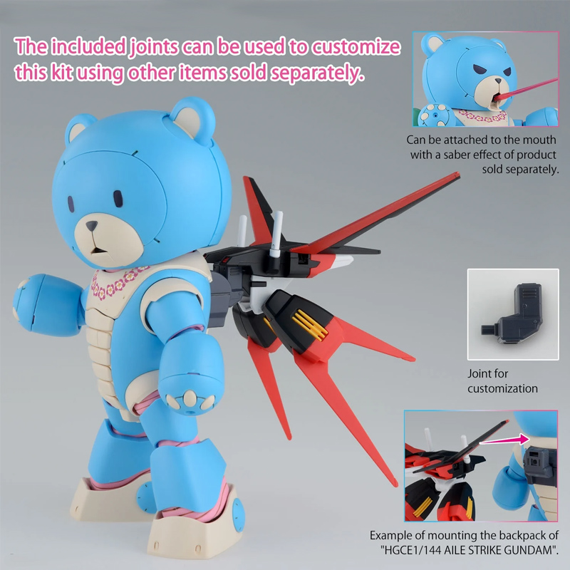 Gundam Gunpla HG 1/144 09 Bearguy Ohana & Aloharo Set